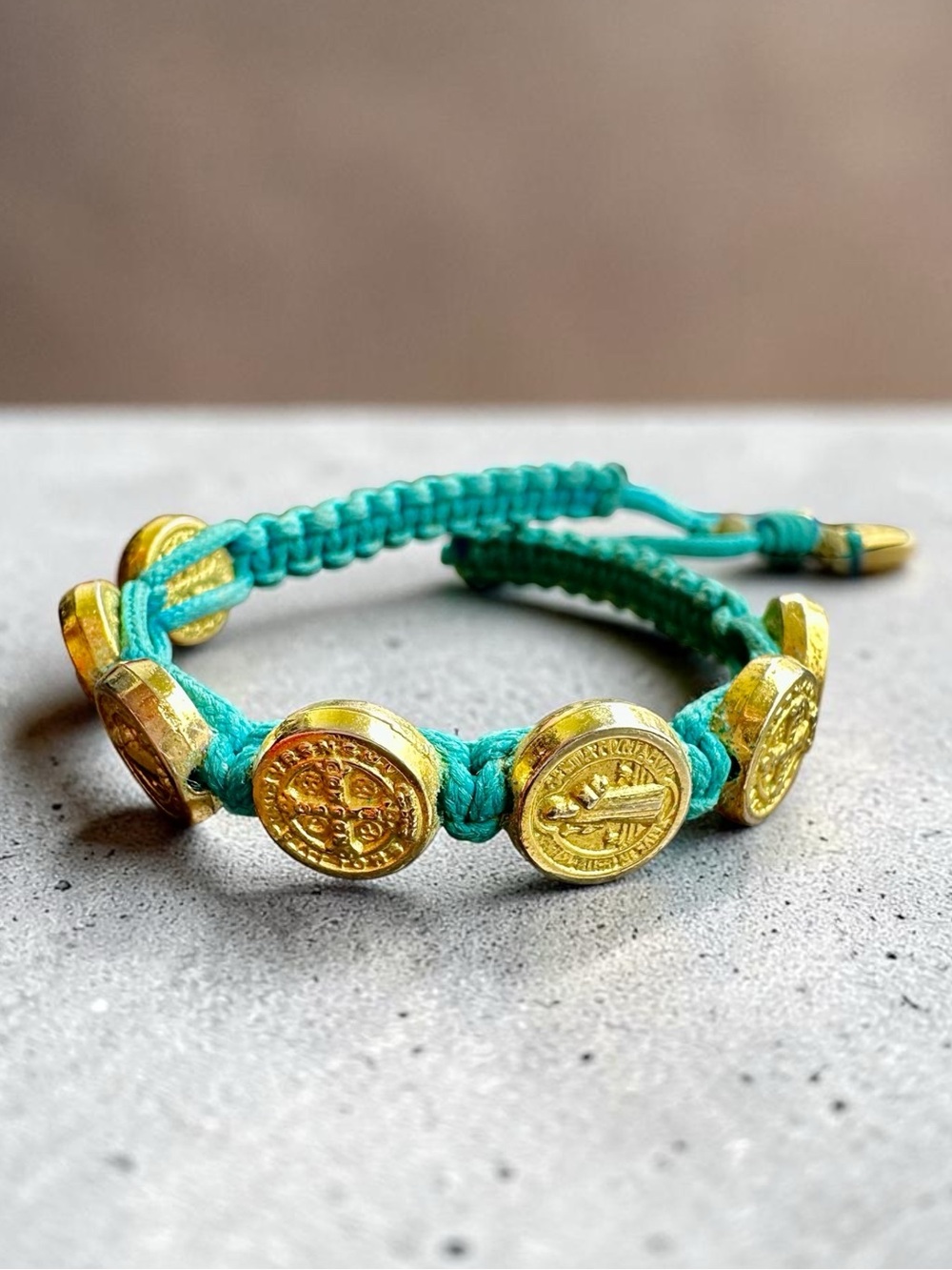 Benedictine Blessing Bracelet - Gold Medals
